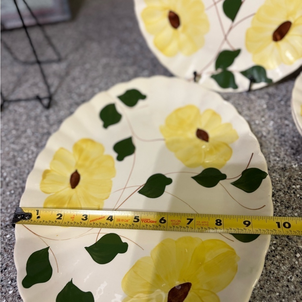 Vintage Blue Ridge Pottery serving platter & 4 plates - Picture 6 of 6